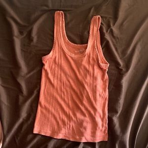 Universal Thread Ribbed Pink Tank in Medium